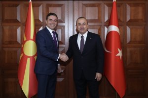 Çavuşoğlu-Dimitrov ortak basın toplantısı 