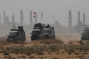  Irak 61'inci Tugay Özel Kuvvetler birimi Kerkük'e girmeye başladı