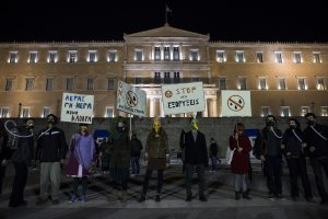 Yunanistan'da protesto devam ediyor
