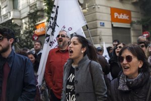 Yunanistan'da öğretmenler grevde