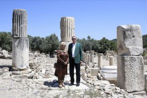 Cumhurbaşkanı Erdoğan Muğla-Stratonikeia Antik Kenti'ni ziyaret etti
