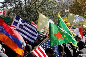 ABD'de Ermeni dernekleri ile PKK yandaşlarından Türkiye karşıtı eylem