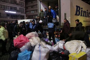 Trabzon, Ordu ve Giresun'dan depremzedelere yönelik yardım kampanyası