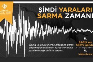Türkiye Diyanet Vakfından Elazığ İçin Yardım Kampanyası
