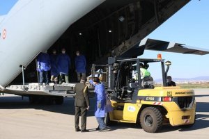 Büyük Türkiye'nin gönderdiği tıbbi yardım malzemeleri Kosova’ya ulaştı
