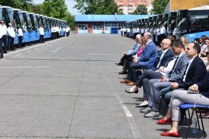 Sırbistan Türkiye'den satın alınan otobüsler hizmete başladı