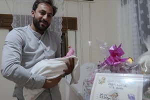 Filistinli aile 11 Temmuz’da doğan kızlarına Ayasofya adını verdi