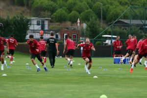 A Milli Futbol Takımı'nın Macaristan maçı hazırlıkları sürüyor