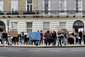 Londra'da Çin'in Uygur Türklerine yönelik baskısısı protesto edildi