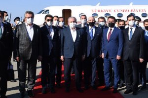 TBMM Başkanı Mustafa Şentop kalabalık ve güçlü bir heyet ile Azerbaycan'da