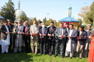 TİKA, Afganistan'ın Mezar-ı Şerif kentindeki Ravza-i Şerif bahçesini yeniledi