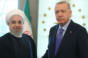Cumhurbaşkanı Erdoğan ile İran Cumhurbaşkanı Ruhani ile görüştü