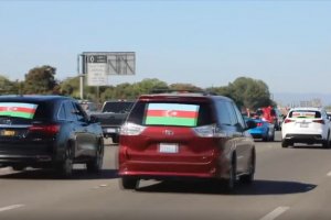 ABD'de 250 araçlık konvoyla Ermenistan protesto edildi