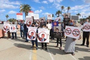 Libya'da Macron yönetiminin İslam karşıtı tutumu protesto edildi