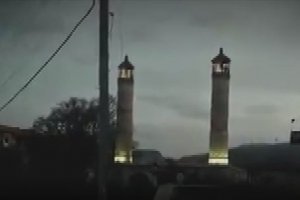 Şuşa'daki Yukarı Gövher Ağa Camisi'ne elektrik verildi