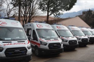 Sağlık Bakanlığı Bursa’ya görderdiği 18 yeni ambulans kente ulaştı
