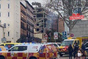 Madrid'de şiddetli patlama!