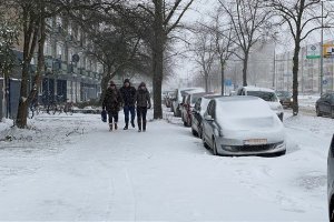 Hollanda’da kar fırtınası nedeniyle kırmızı alarm