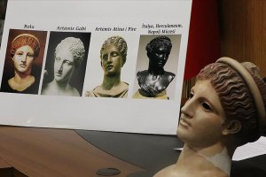 Bolu Müzesindeki 2 bin yıllık boyalı heykelinin 'Artemis' olduğu anlaşıldı