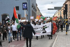 İsveç'te İsrail'in Filistin'e yönelik saldırıları karşı protesto düzenlendi