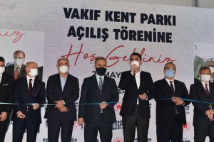 Bursa’da vakıf bera kent parkı hizmete açıldı 