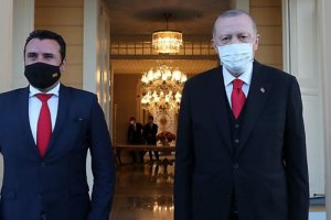 Cumhurbaşkanı Erdoğan, Kuzey Makedonya Başbakanı Zaev'i kabul etti