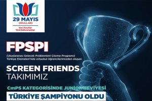 FSPI Yarışması’nda Türkiye’yi TDV 29 Mayıs Okulları temsil edecek
