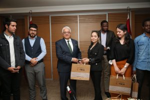 'Uluslararası Diplomasi Okulu' Öğrencileri TİKA Başkan Yardımcısı Dr. Mahmut Çevik’i Ziyaret Ettiler