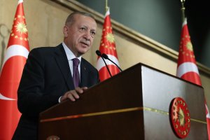 Cumhurbaşkanı Erdoğan, Ahlat'taki etkinliklere katılan büyükelçilere hitap etti