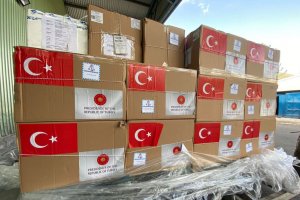 Türkiye'nin hibe ettiği 150 bin doz Virüs aşısı Kırgızistan'a ulaştı