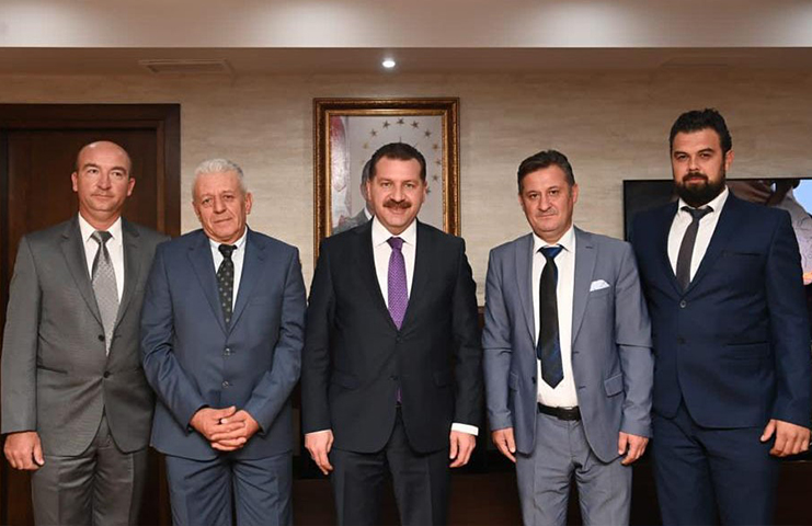 Batı Trakyalı Meclis Üyeleri, Büyükşehir Belediye Başkanı Yılmaz’ı ziyaret etti