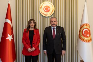 TBMM Başkanı Şentop, Kosova Adalet Bakanı Haxhiu'yu kabul etti