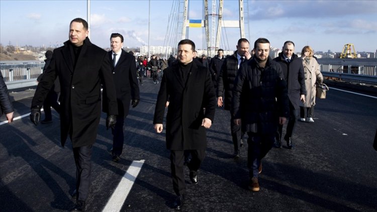Türk imzası taşıyan Ukrayna'nın en büyük köprüsü açıldı