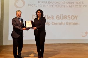 Almanya'nın en saygın ödülüne layık görülen Dr. Dilek Gürsoy DİTİB’e konuk oldu