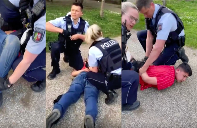 Almanya'da polislerin 13 yaşındaki Türk çocuğa sert müdahalesi tepki çekti