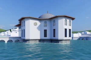 Denizin ortasında inşa edilen tek Osmanlıyapısı yeniden doğuyor