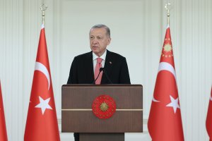 Cumhurbaşkanı Erdoğan, büyükelçiler onuruna verdiği yemekte 