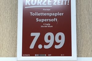 Almanya'da tuvalet kağıdında fahiş fiyat