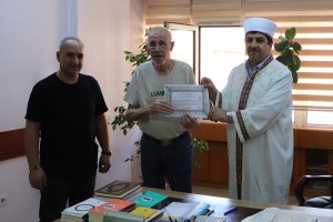 85 yaşındaki Emile Zehnder tatil için geldiği Elazığ'da Müslüman oldu