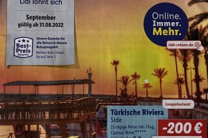 Almanya'nın Lidl marketler zincirindeki Türkiye tatili yok sattı