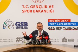 Bakan Kasapoğlu, 105 Yeni GSB Yurt Binası Resmi Açılış Töreni'nde konuştu: 