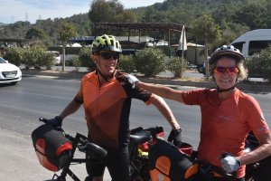 Bisiklet gezgini çift Türkiye'ye hayran kaldı