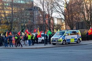  PKK/YPG yandaşları İsveç’te gösteri yaptı