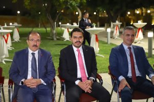 Türkiye'nin Bakü Büyükelçiliğinde verilen resepsiyona YTB Başkanı Abdullah Eren katıldı