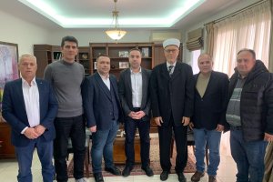 Müftü Başkanı İbrahim Şerif  Türk Belediye Başkanlarını ziyaret etti