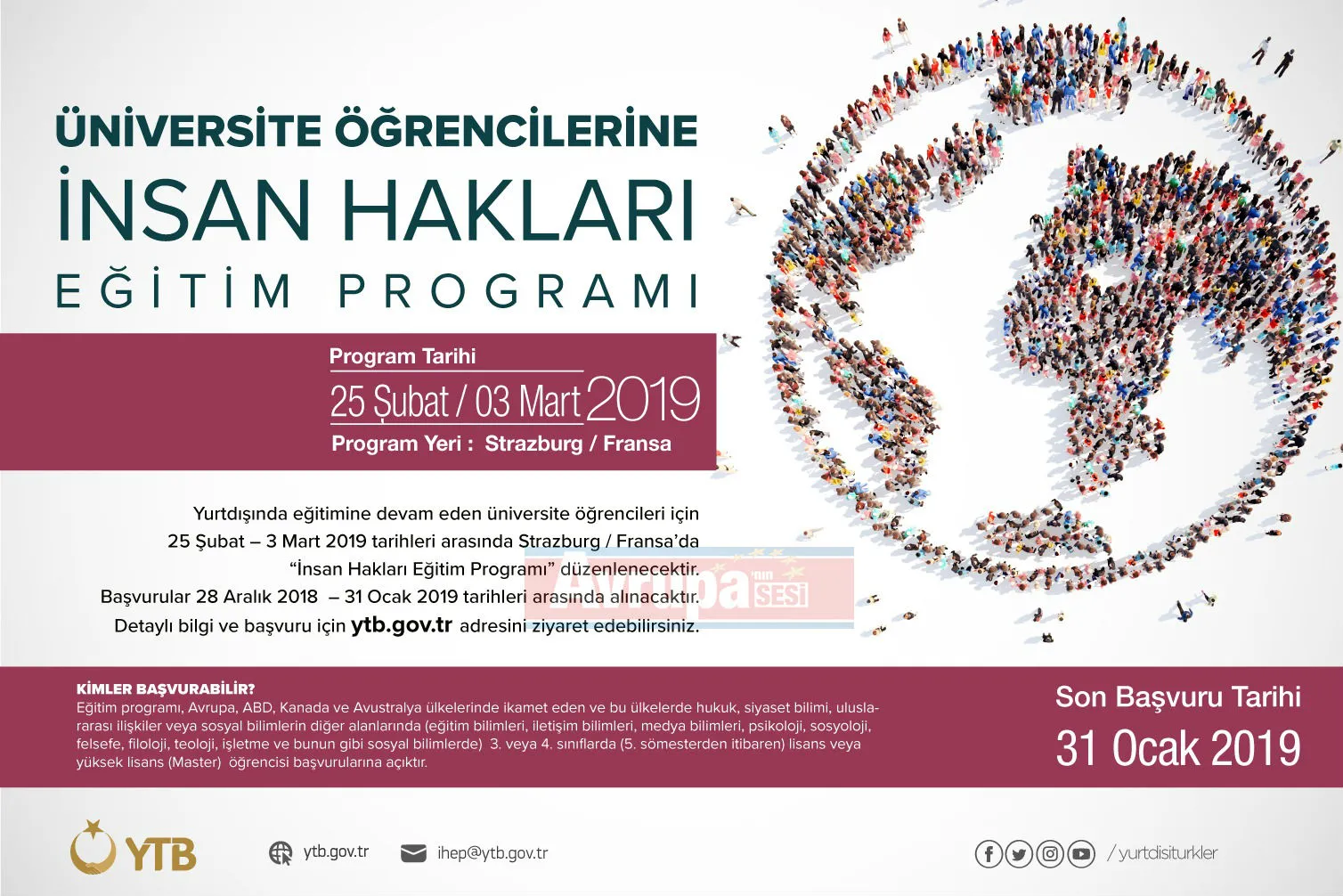ANKARA YTB BAŞKANI EREN’DEN ÜNİVERSİTELİLERE “İNSAN HAKLARI” ÇAĞRISI Yurtdışı Türkler
