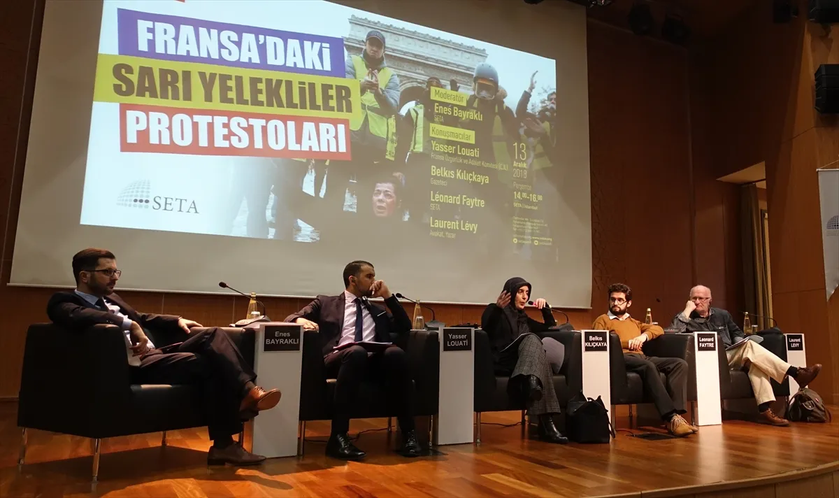 "Fransa’daki Sarı Yelekliler Protestoları" paneli   Fransız yazar ve hukukçu