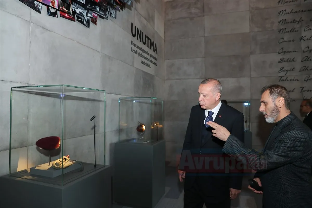   Hafıza 15 Temmuz Müzesi   Türkiye Cumhurbaşkanı Recep Tayyip