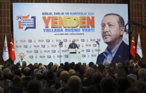 Türkiye Cumhurbaşkanı ve AK Parti Genel Başkanı Recep Tayyip Erdoğan,
