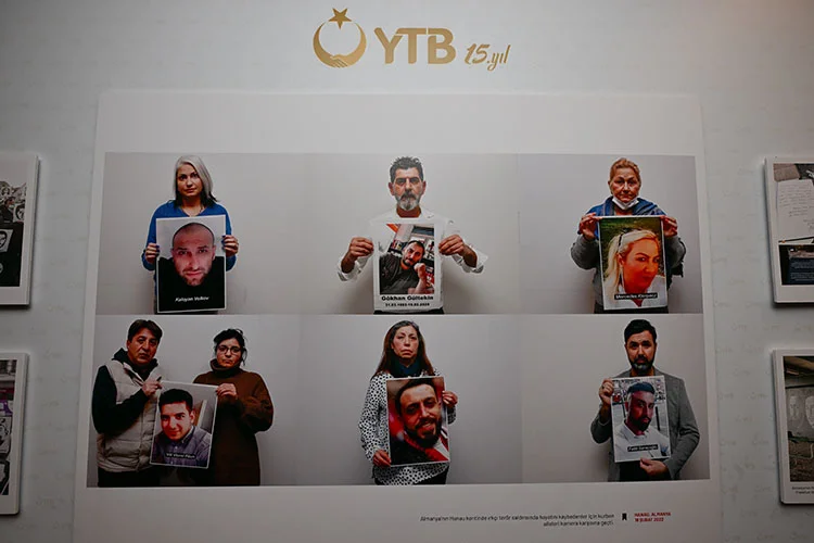 Almanya’nın Hanau kentindeki ırkçı terör saldırısında hayatını kaybedenler, Ankara’da düzenlenen